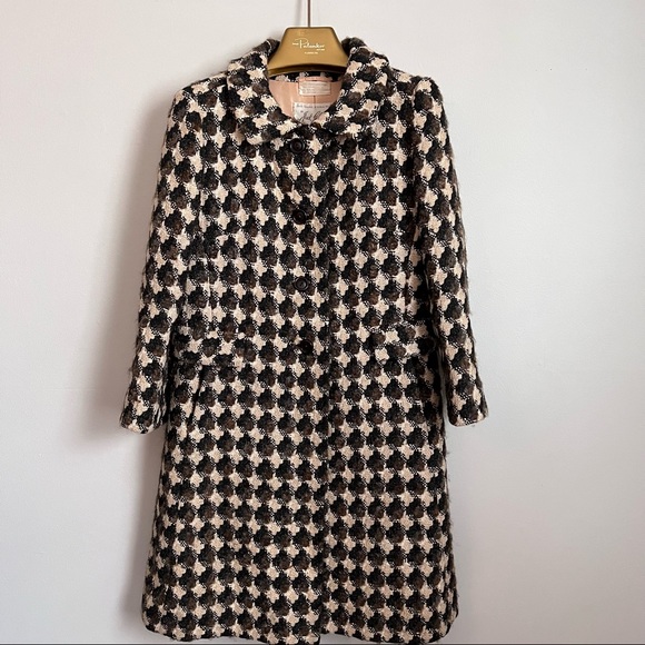 Rare Vintage 1950’s Abercrombie & Fitch tweed wool silk overcoat - Picture 2 of 16